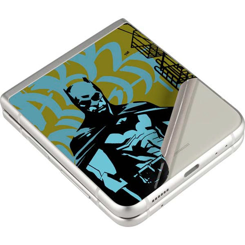 DC Comics Batman Poster Abstract Galaxy Z Flip3 5G Skin